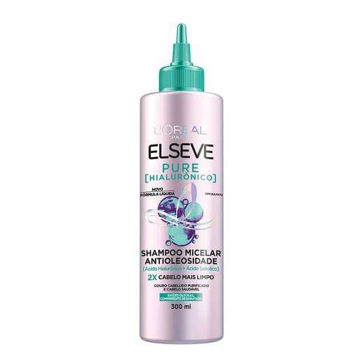 Shampoo Elseve 300ml Hialurônico Pure Micelar