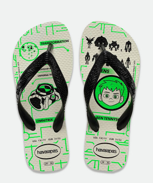 Chinelo Havaianas Infantil Ben 10