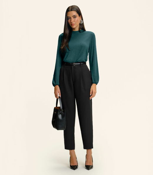 Blusa Feminina Manga Longa Bufante Endless Verde