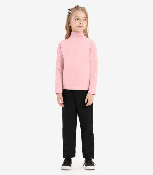 Calça Infantil Moletom Rovitex Kids Preto