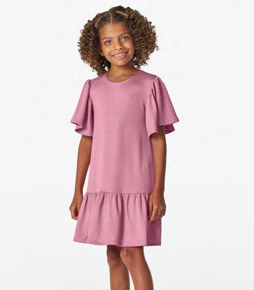 Image_Vestido Infantil em Malha Star Shine Trick Nick Rosa
