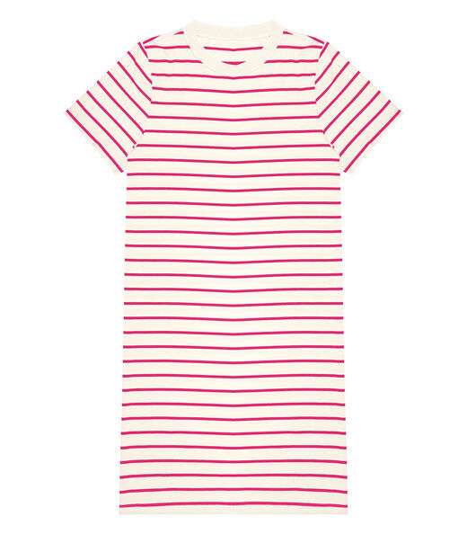 Vestido Feminino Listrado Rovitex Rosa