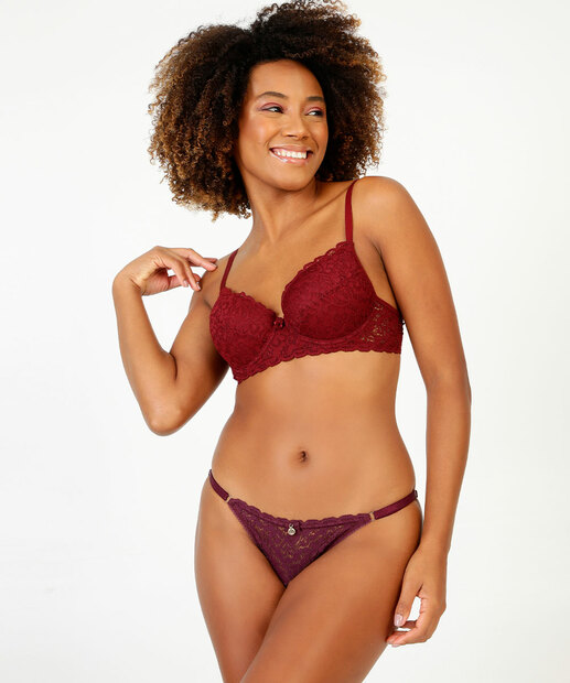 Calcinha String Renda Marisa 