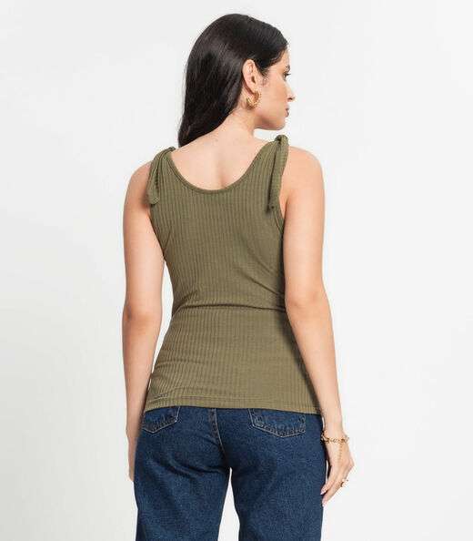 Regata Canelada Feminina Select Verde