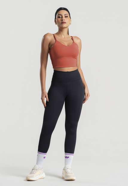 Top com Alças Finas Reguláveis Terracota Wemood