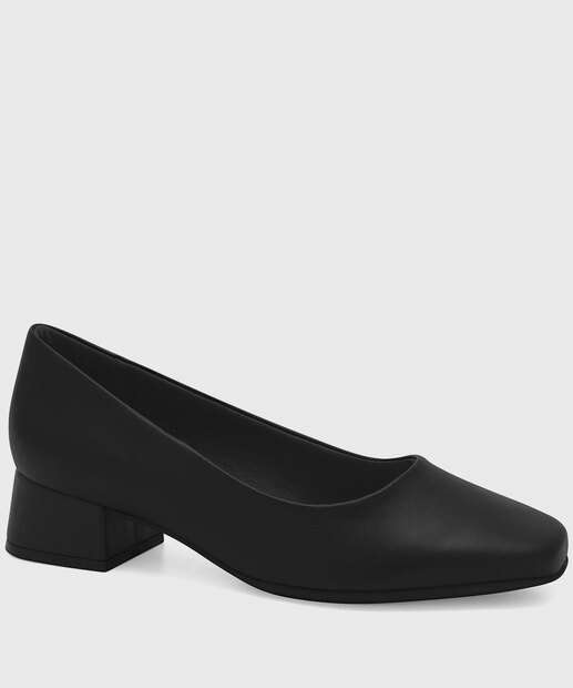 Image_Scarpin Feminino Salto Grosso Comfortflex Preto