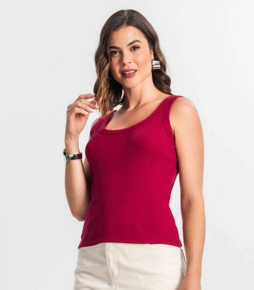 Regata Feminina Básica Select Vermelho