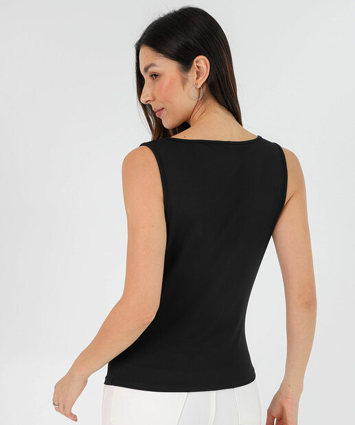 Blusa Feminina Degagê Lisa Marisa Preto
