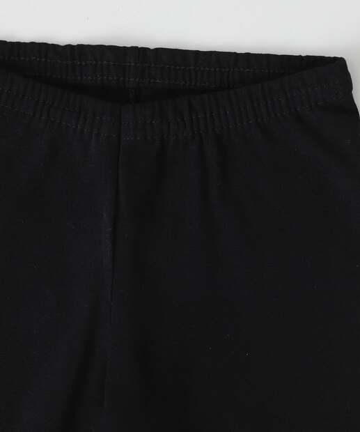Bermuda Infantil Ciclista Cotton Lisa Tam 4 a 10