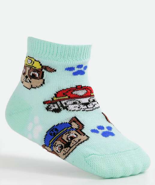 Kit 2 Pares Meias Infantil Patrulha Canina Nickelodeon 