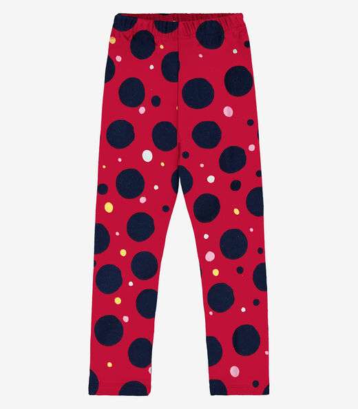Legging Infantil Estampada Rovi Kids Vermelho