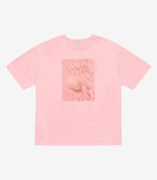 Image_T- shirt Overzised Meia Malha Feminina Rovitex Rosa