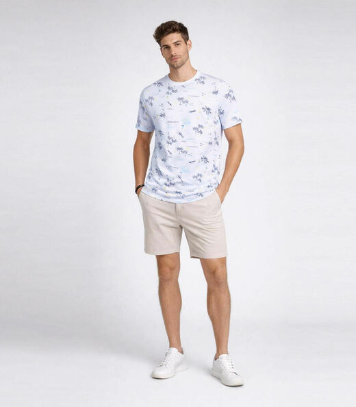 Camiseta Masculina Básica Gola Redonda Select Branco