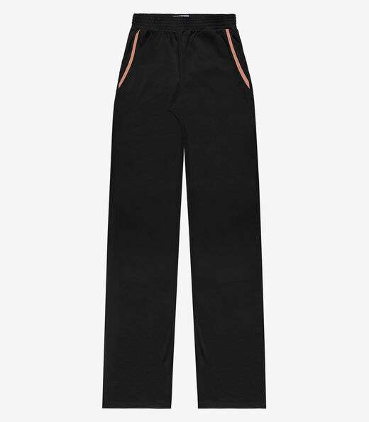 Image_Calça Wide Leg Moletinho Feminina Minty Preto
