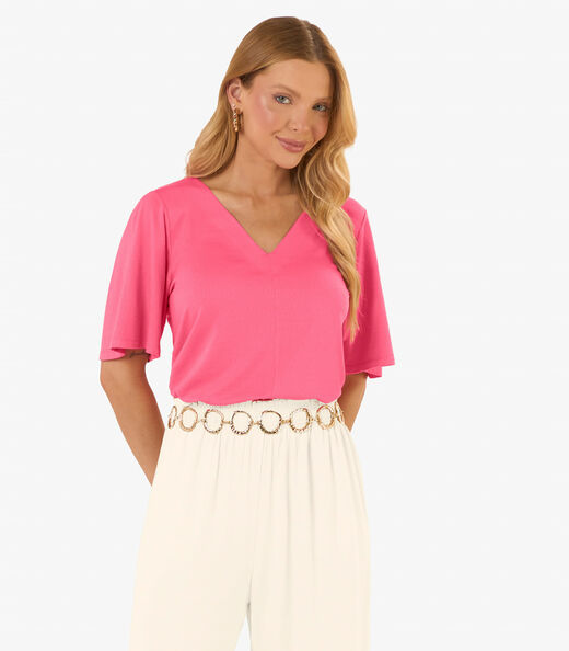 Image_Blusa Feminina Visco Maquinetado Ampla Rovitex Rosa