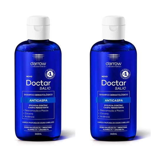Image_Kit com 2 Unidades de Doctar Salic Shampoo Anticaspa 140ml - Darrow