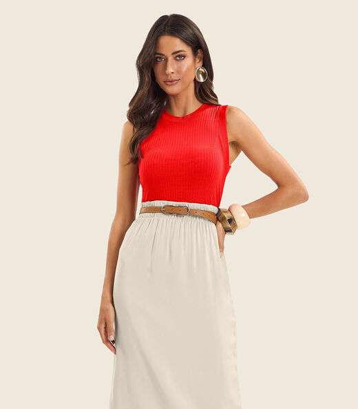 Regata Feminina em Ribana Endless Laranja