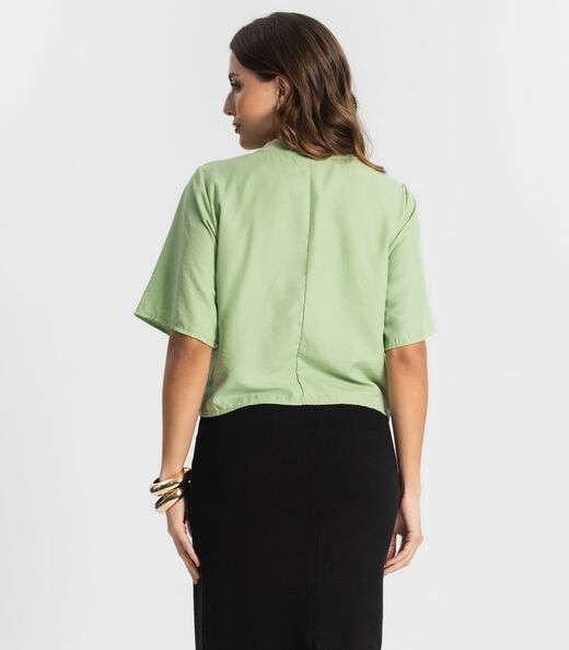 Blusa Feminina Manga Curta Endless Verde