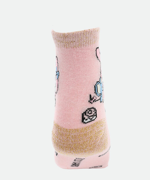 Kit 2 Meias Soquete Feminina My Melody Rosa