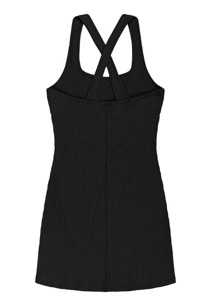 Vestido Juvenil em Ribana Canelada Gloss