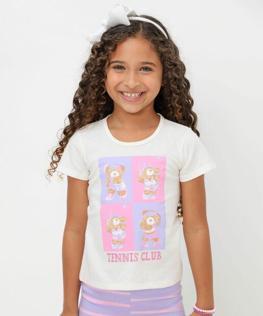 Image_Blusa Infantil Estampa Urso Marisa Tam 4 a 10 Off White