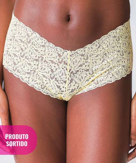 Calcinha Sortida Caleçon Renda Marisa 