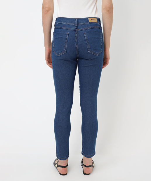 Calça Feminina Jeans Orion Cigarrete Sawary Azul