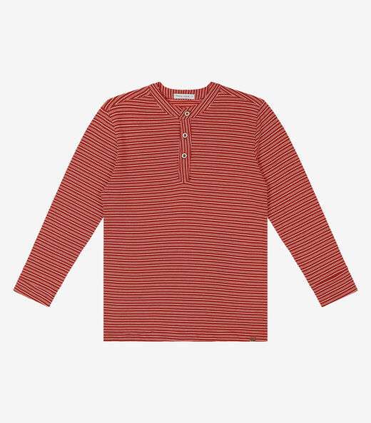 Camiseta Infantil Masculino Manga Longa Trick Nick Laranja