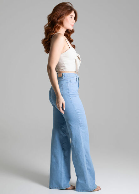 Calça Sawary Jeans Wide Leg - 278156
