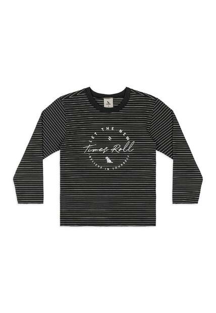 Conjunto Camiseta Listrada Calça Quimby