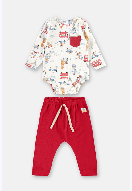 Conjunto Bebê Body Calça Up Baby