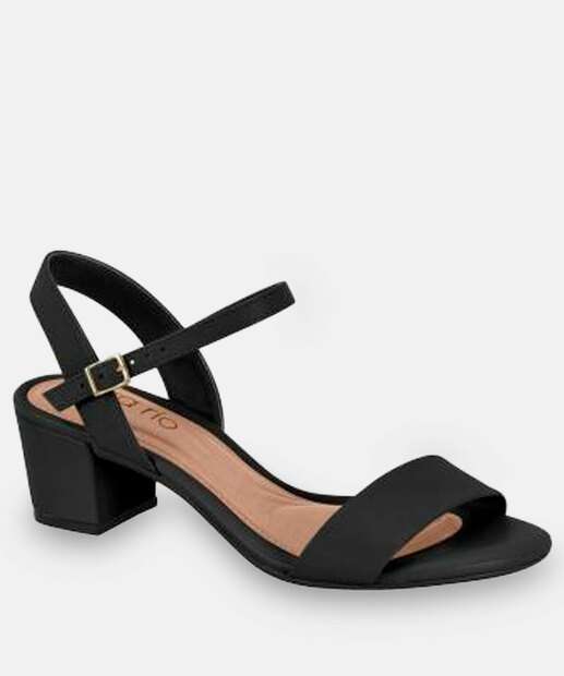 Image_Sandália Feminina Salto Grosso Beira Rio Preto