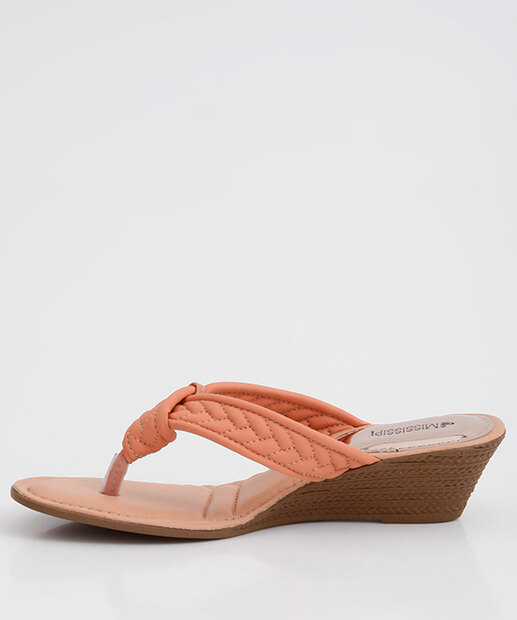 Tamanco Feminino Anabela Tira Matelassê Mississipi 