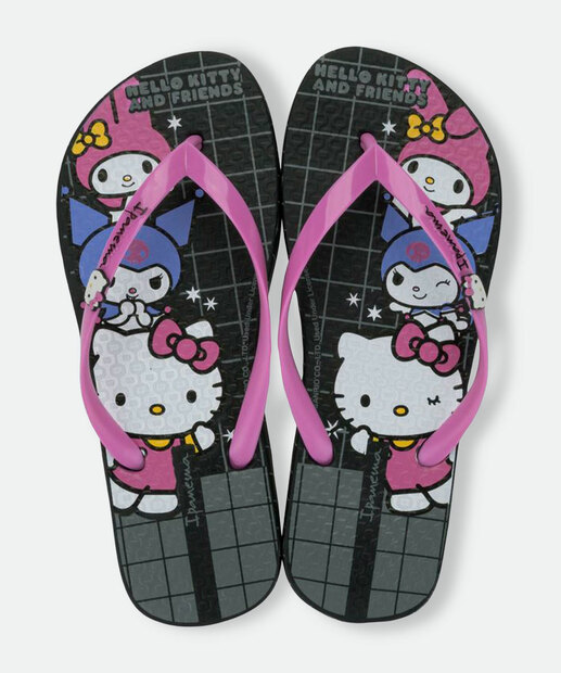 Image_Chinelo Ipanema Hello Kitty & Friends 27396 Preto