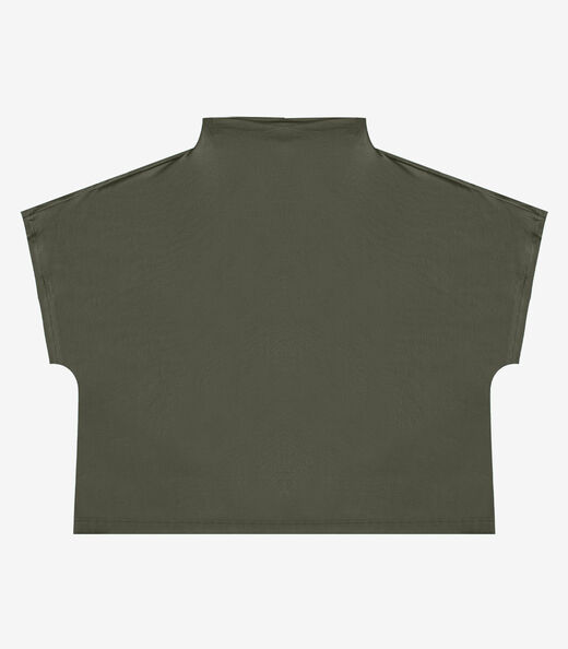 Blusa Feminina Com Gola Chaminé Select Verde