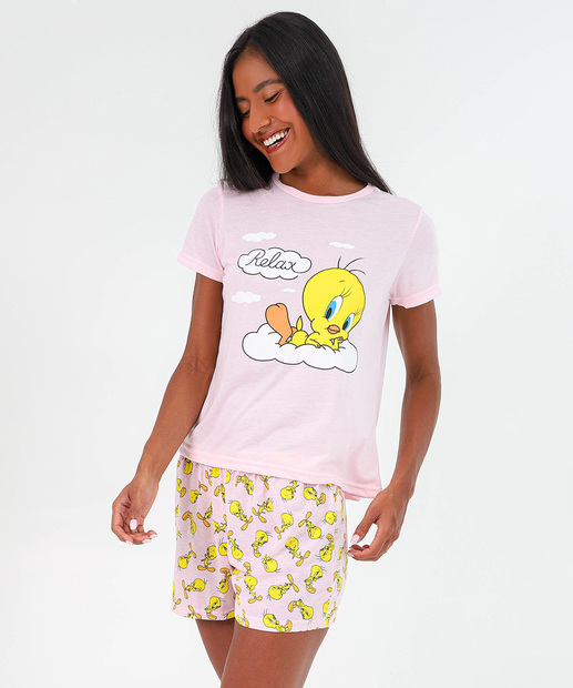 Image_Short Doll Feminino Piu-Piu Relax Marisa Rosa