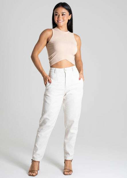 Calça Linho Sawary Mom - 276382