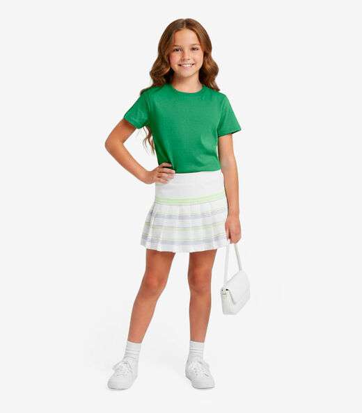 Image_Blusa Básica Infantil Manga Curta Lisa Soletex Verde