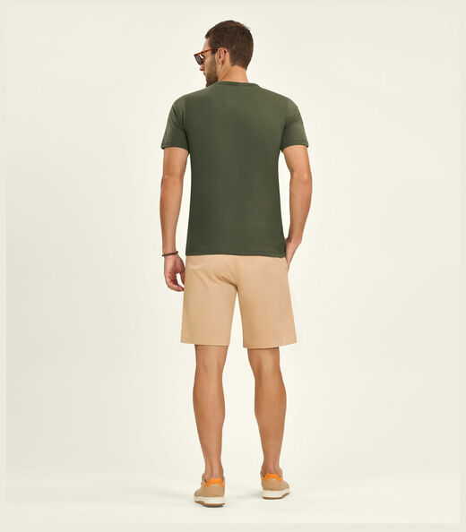 Bermuda Masculina em Sarja Diametro Marrom