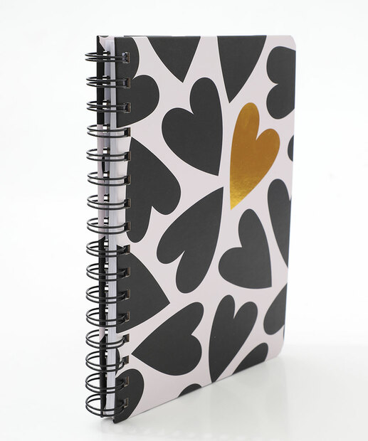 Image_Caderneta Anotações Corações Marisa Branco