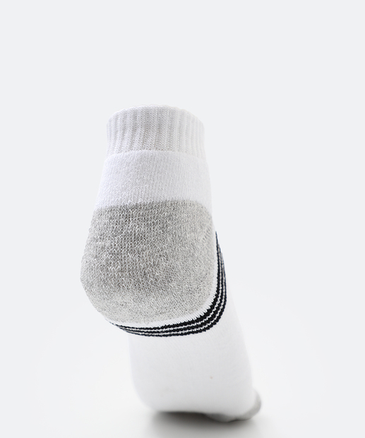 Kit 3 Pares Meias Masculina Cano Curto MR Branco