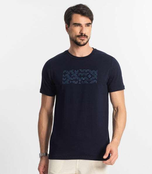 Camiseta Masculina Diametro Azul