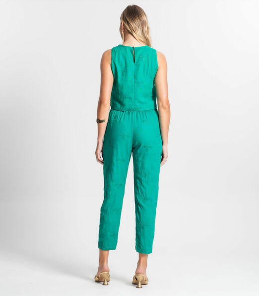 Calça De Linho Feminina Endless Verde