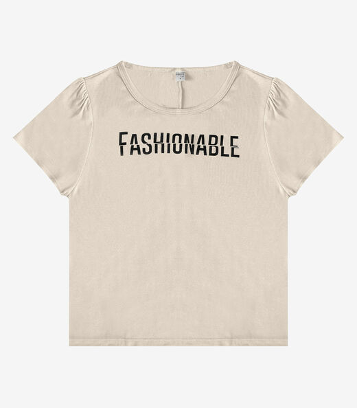 Blusa Feminina Em Visco Tricot Infinita Cor Bege