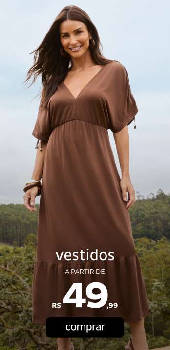 Vestidos a partir de R$49,99