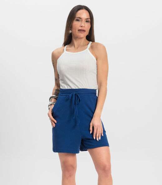 Image_Shorts Adulto Feminino Infinita Cor Azul