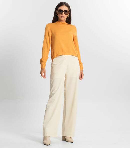 Blusa Feminina Manga Longa Endless Marrom