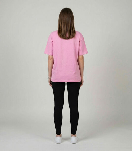 Blusa Feminina Com Estampa Localizada Infinita Cor Rosa