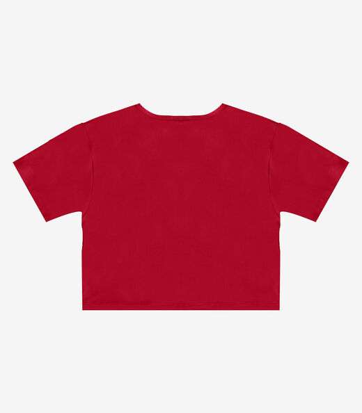 Blusa Feminina em Molecotton Viscose Infinita Cor Vermelho
