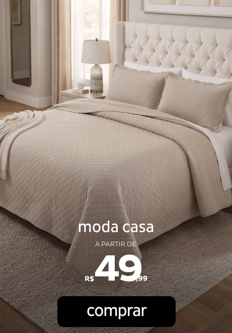 Cama, Mesa e Banho a partir de R$49,99